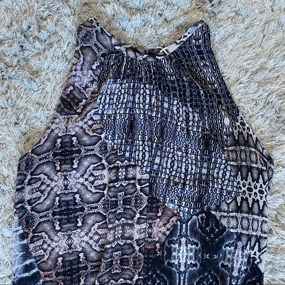 NWT Ramy Brook Monae Printed Popover Dress Mini - Picture 4 of 9